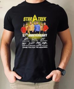 57Th Anniversary Star Trek Thank You For The Memories Signatures Shirt