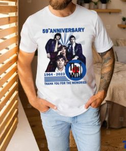 59th Anniversary 1964 – 2023 The WHO Thank You For The Memories T Shirt
