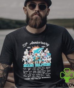 59th Anniversary 1965 2024 Miami Dolphins Thank You For The Memories Signatures shirt 1 59th Anniversary 1965 2024 Miami Dolphins Thank You For The Memories Signatures shirt