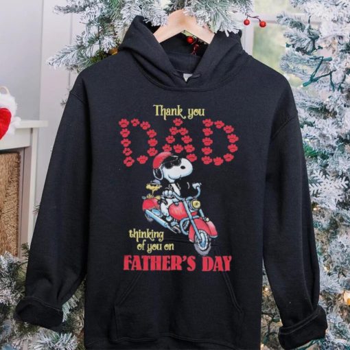 Snoopy Thank You Dad Thinking Of You On Father’s Day hoodie, sweater, longsleeve, shirt v-neck, t-shirt