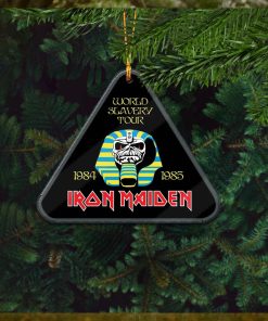 Iron Maiden World Slavery Tour 1984 1985 Holiday Gifts Christmas Tree Ornament