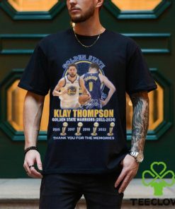 Klay Thompson Golden State Warriors 2011 2024 Thank You For The Memories T Shirt