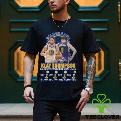 Klay Thompson Golden State Warriors 2011 2024 Thank You For The Memories T Shirt