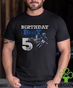 5Th Birthday Motocross Mx Dirt Bike 5 Year Old B Day Men's T shirt