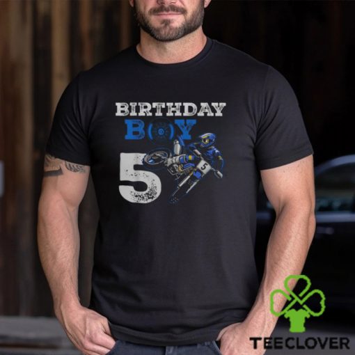 5Th Birthday Motocross Mx Dirt Bike 5 Year Old B Day Men’s T hoodie, sweater, longsleeve, shirt v-neck, t-shirt