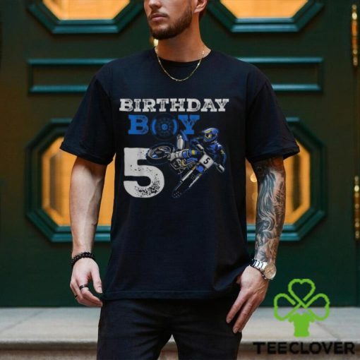 5Th Birthday Motocross Mx Dirt Bike 5 Year Old B Day Men’s T hoodie, sweater, longsleeve, shirt v-neck, t-shirt