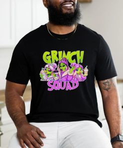 Grinch Squad Boujee Leopard Purple Merry Christmas Shirt