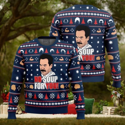 No Soup For You Seinfeld Ugly Christmas Sweater