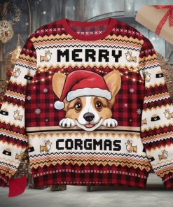 Merry Corgmas   Personalized Ugly Sweater