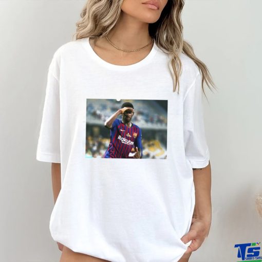Kounde Wearing Dembele Shirt