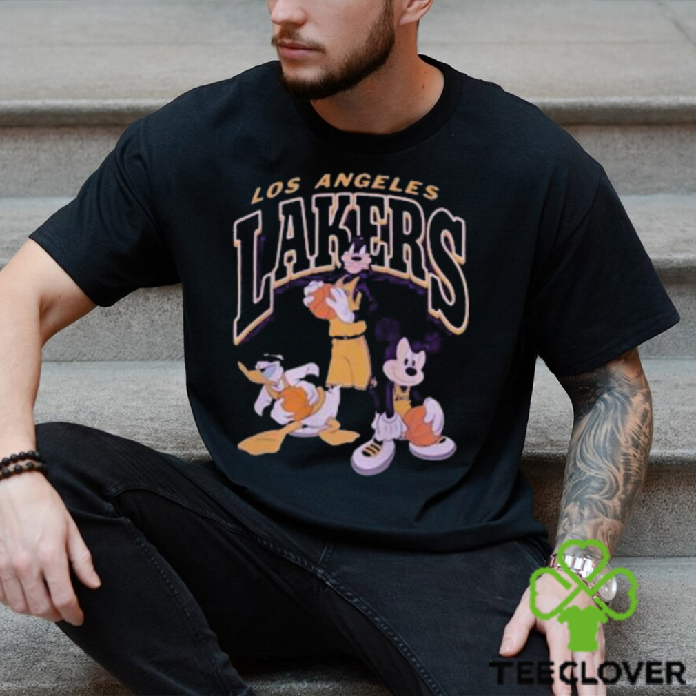 Disney Mickey Squad Los Angeles Lakers T shirt Disney Mickey Squad Los Angeles Lakers T shirt