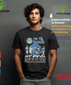 The Seattle Seahawks Abbey Road Thank You For The Memories Signatures Shirt