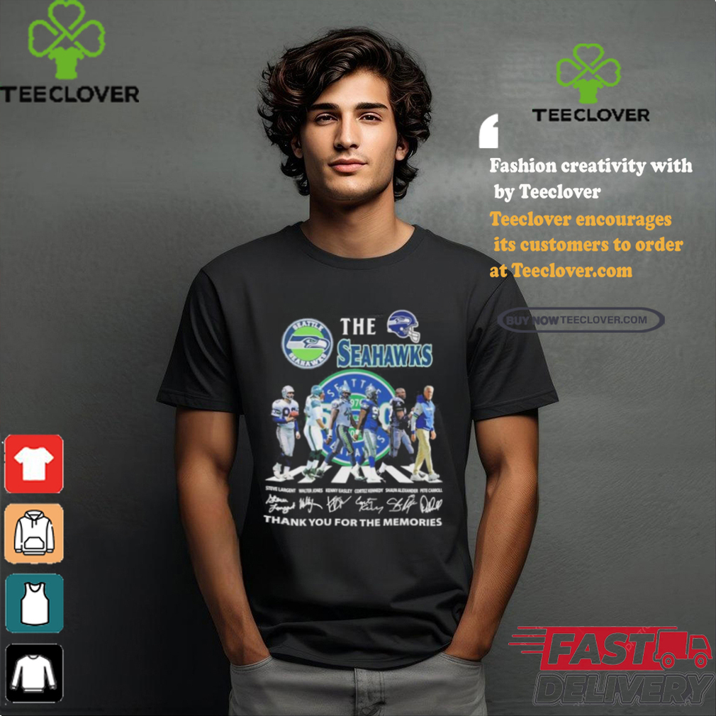The Seattle Seahawks Abbey Road Thank You For The Memories Signatures Shirt The Seattle Seahawks Abbey Road Thank You For The Memories Signatures Shirt