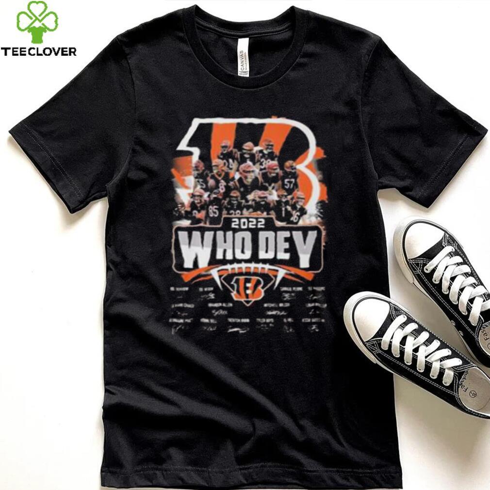 Who Dey Cincinnati Bengals 2022 NFL Conference Championship T-Shirt - REVER  LAVIE