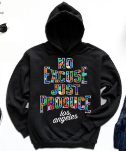 2022 2023 Los Angeles Clippers City no excuse just produce colorful logo shirt