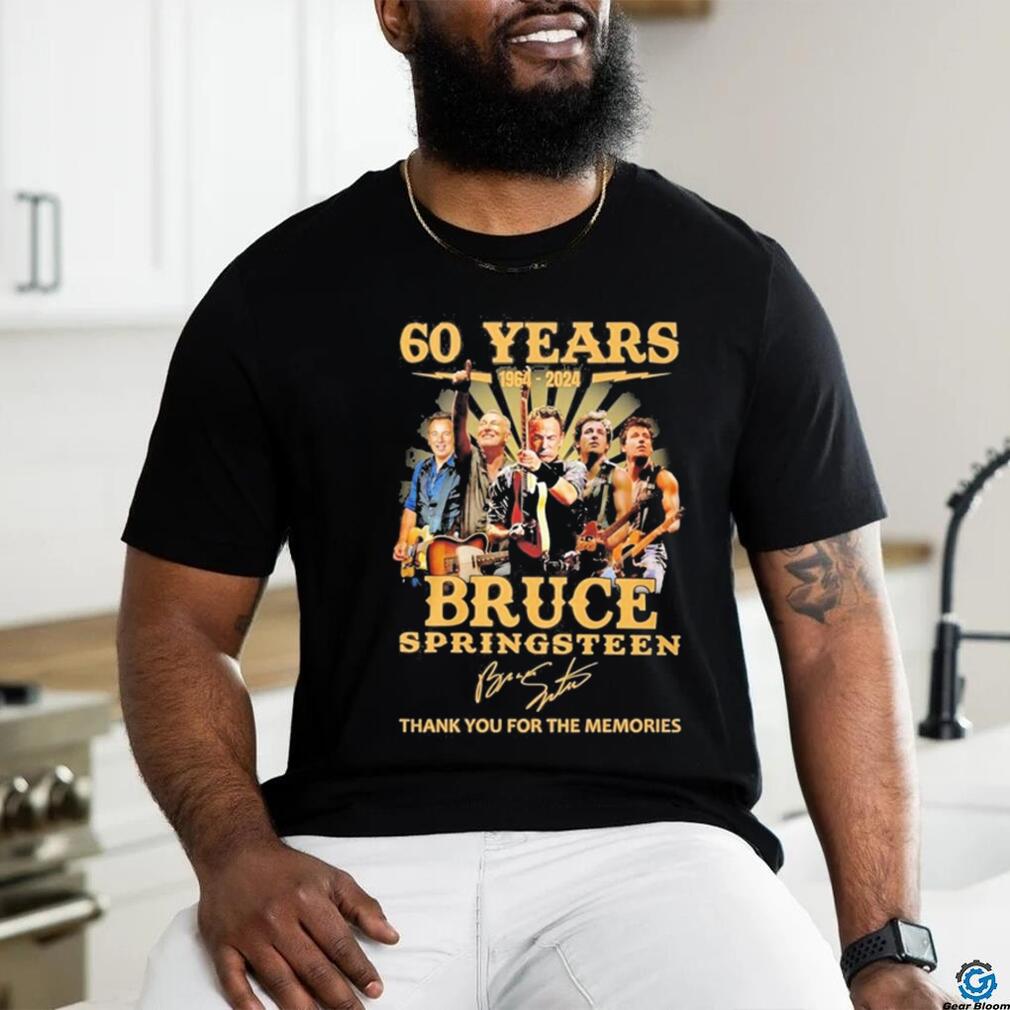 60 Years 1964 – 2024 Bruce Springsteen Thank You For The Memories shirt 60 Years 1964 – 2024 Bruce Springsteen Thank You For The Memories shirt