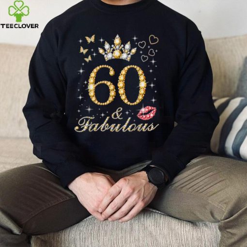 60 Years Old Gifts 60 & Fabulous Since 1962 60th Birthday T Shirt