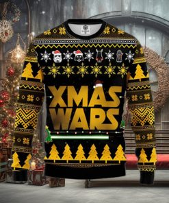 Star Wars Yellow Ugly Christmas Sweater For Men Women