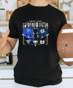 Official georgia State Panthers vs Utah State Aggies Helmet Famous Idaho Potato Bowl 2023 Albertsons Stadium Logo T Shirt