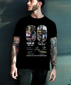 60th Anniversary Of Pink Floyd 1965 2925 Thank You For The Memories Signatures Shirt