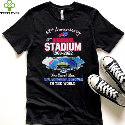 62nd Anniversary At Highmark Stadium 1960 2022 The Sea Of Blue Buffalo Bills Shirt