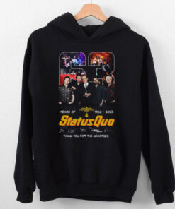 63 Years Of Status Quo 1962 2025 Thank You For The Memories T Shirt