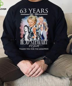 63 years 1961 2024 Rod Stewart thank you for the memories hoodie, sweater, longsleeve, shirt v-neck, t-shirt