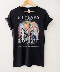 63 years 1961 2024 Rod Stewart thank you for the memories hoodie, sweater, longsleeve, shirt v-neck, t-shirt