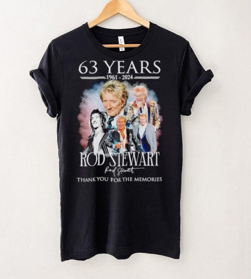 63 years 1961 2024 Rod Stewart thank you for the memories hoodie, sweater, longsleeve, shirt v-neck, t-shirt