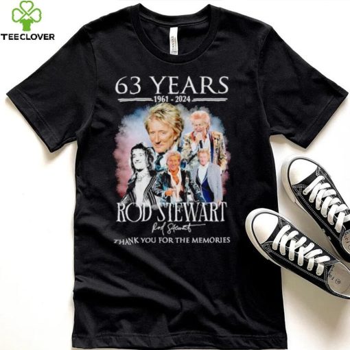 63 years 1961 2024 Rod Stewart thank you for the memories hoodie, sweater, longsleeve, shirt v-neck, t-shirt