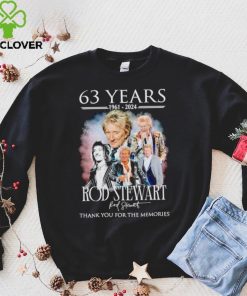 63 years 1961 2024 Rod Stewart thank you for the memories hoodie, sweater, longsleeve, shirt v-neck, t-shirt