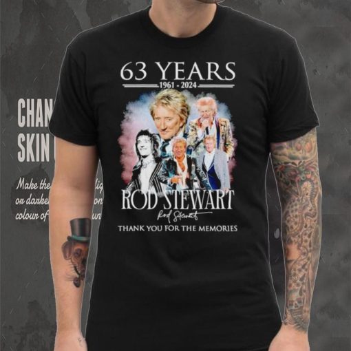 63 years 1961 2024 Rod Stewart thank you for the memories hoodie, sweater, longsleeve, shirt v-neck, t-shirt