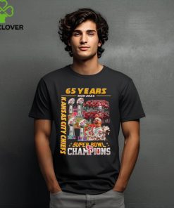 65 Years 1959 – 2024 Kansas City Chiefs 4 X Super Bowl Champions T Shirt 2 65 Years 1959 – 2024 Kansas City Chiefs 4 X Super Bowl Champions T Shirt