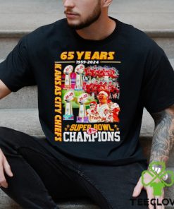 65 years 1959 2024 Kansas City Chiefs Super Bowl Champions shirt 1 65 years 1959 2024 Kansas City Chiefs Super Bowl Champions shirt
