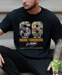 68 Years Akira Toriyama Thank You For The Memories Signature Shirt