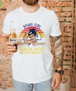 Strong girl Los Angeles Rams girl classy sassy and a bit smart assy vintage 2022 shirt