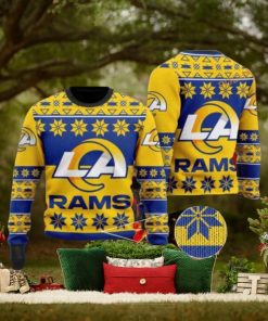 Los Angeles Football qeQ Family Ugly Christmas Sweater