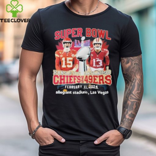 Super Bowl LVIII Kansas City vs San Francisco Feb 11 2024 Las Vegas Shirt