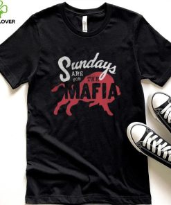 Intercept Cancer Buffalo Bills Jack Waterman Sundays Are For The Mafia T Shirt0