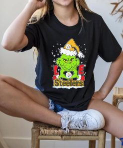 Santa Grinch love Pittsburgh Steelers shirt
