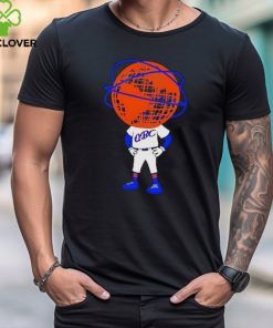 New York Mets baseball riding bicycle citi field shirt