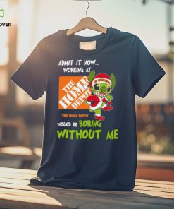 Stitch Admit it now Working at The Home Depot would be Boring without Me Christmas 2023 Shirt