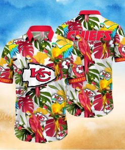 Trending NFL Kansas City Chiefs Summer Flower Hawaiian Shirt