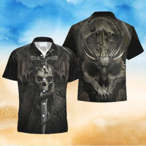 Buy Skull Draco Hawaiian Shirt