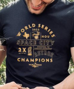 Houston Astros Space City Two Time World Series Champions Shirt