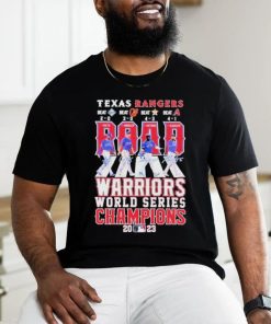 Road Warriors Texas Rangers Abbey Road World Series Champions 2023 Signatures Shirt