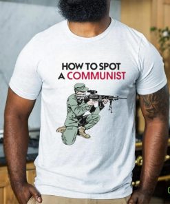 Matt Maddock Wearing How To Spot A Communist Shirt