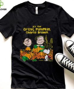Its The Great Pumpkin Charlie Brown The Peanuts Movie Charlie Brown Halloween Shirt