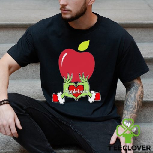 Grinch santa love Applebee’s merry christmas shirt