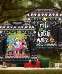 Hawaii Santa Claus Mele Kalikimaka Ugly Christmas Sweater